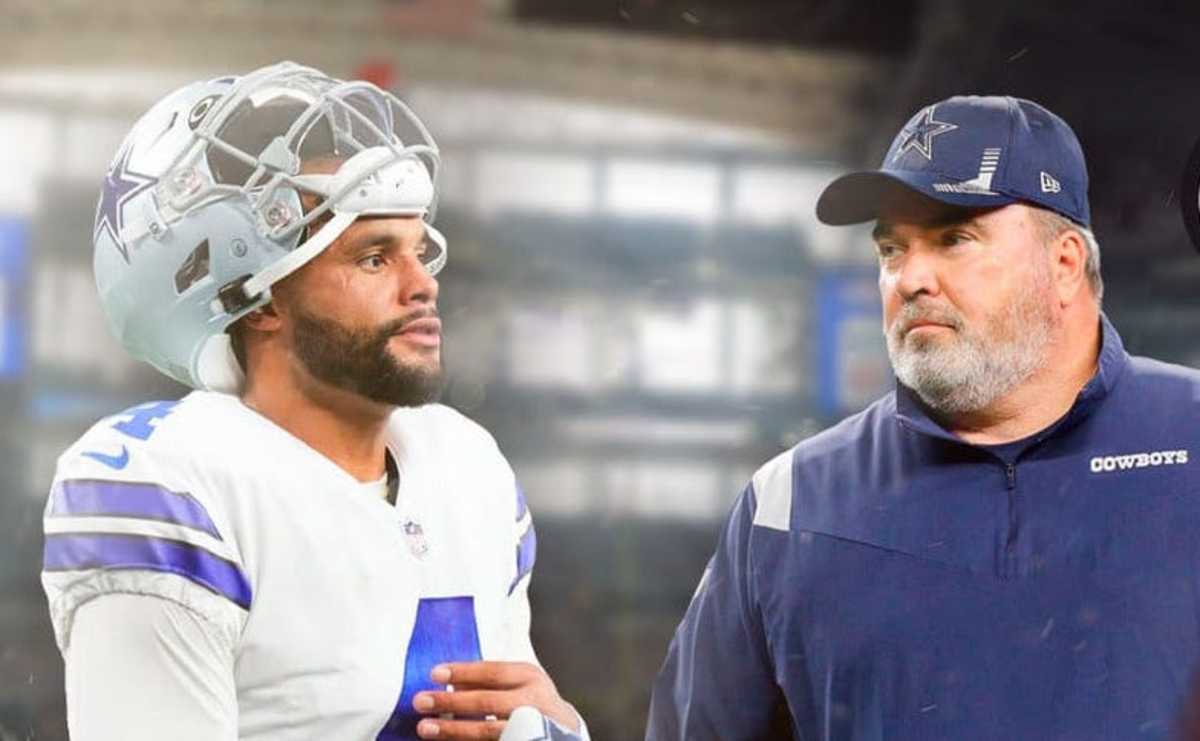 Dak Prescott (L) and Mike McCarthy